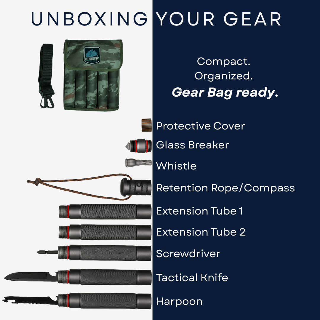 Summit Staff™ – #1 Tactical Hiking Staff for Strength, Safety, and Survival (Free Gift)